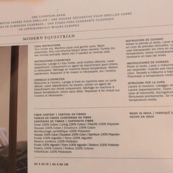 Lot Of 3 NWT Ralph Lauren Euro Sham Cromwell Quilted Camel Beige Tan $855 Value - Picture 7 of 12